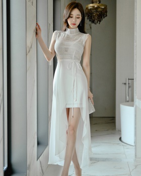 Irregular summer long dress Korean style dress