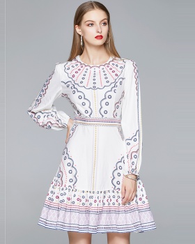 Summer sweet court style vacation dress for women