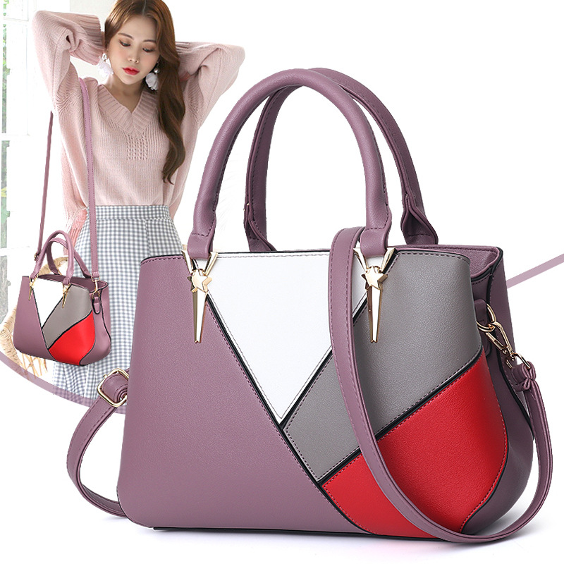 Simple fashion handbag shoulder messenger bag for women