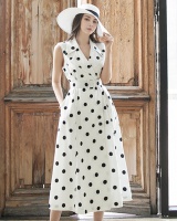 Summer grace polka dot temperament elegant dress