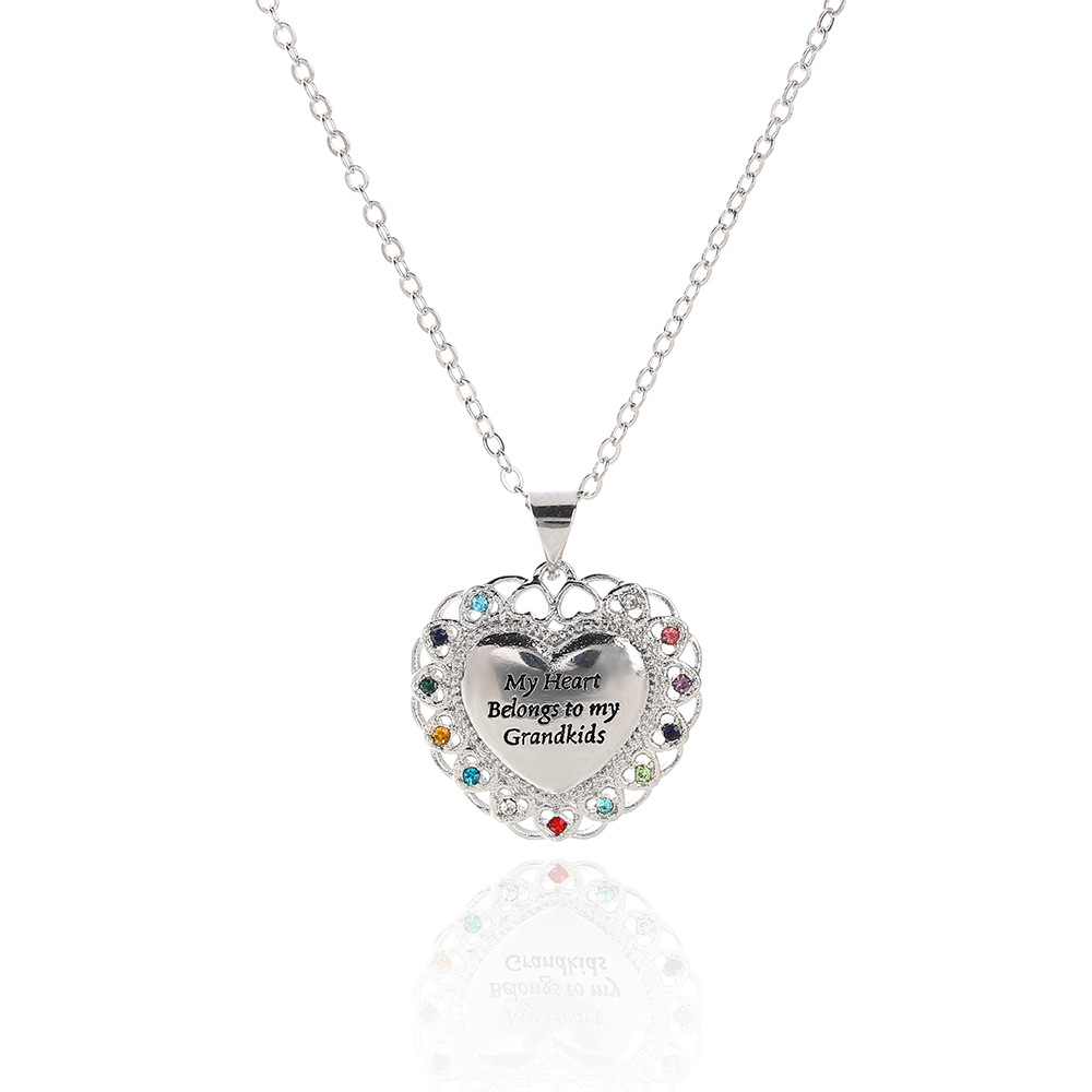 Fully-jewelled antique silver necklace for women