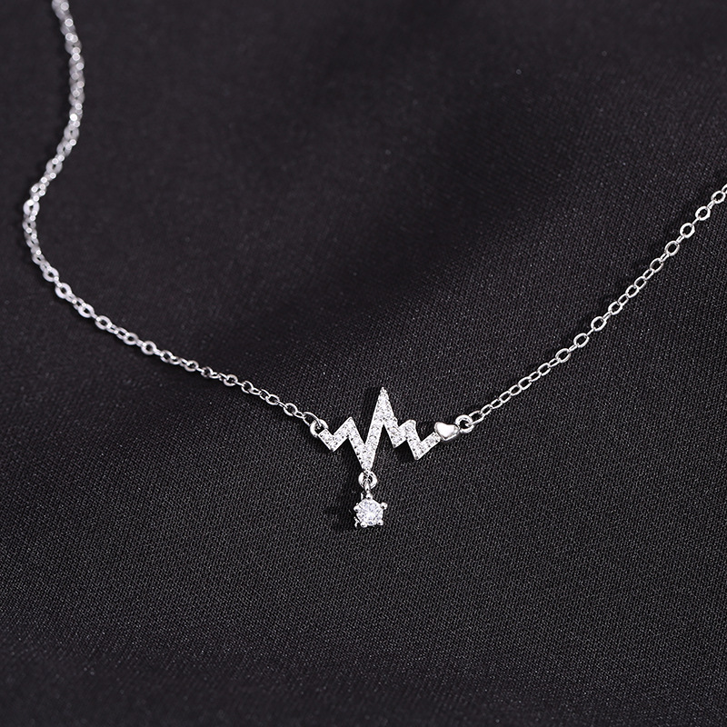 Silvering necklace clavicle necklace for women