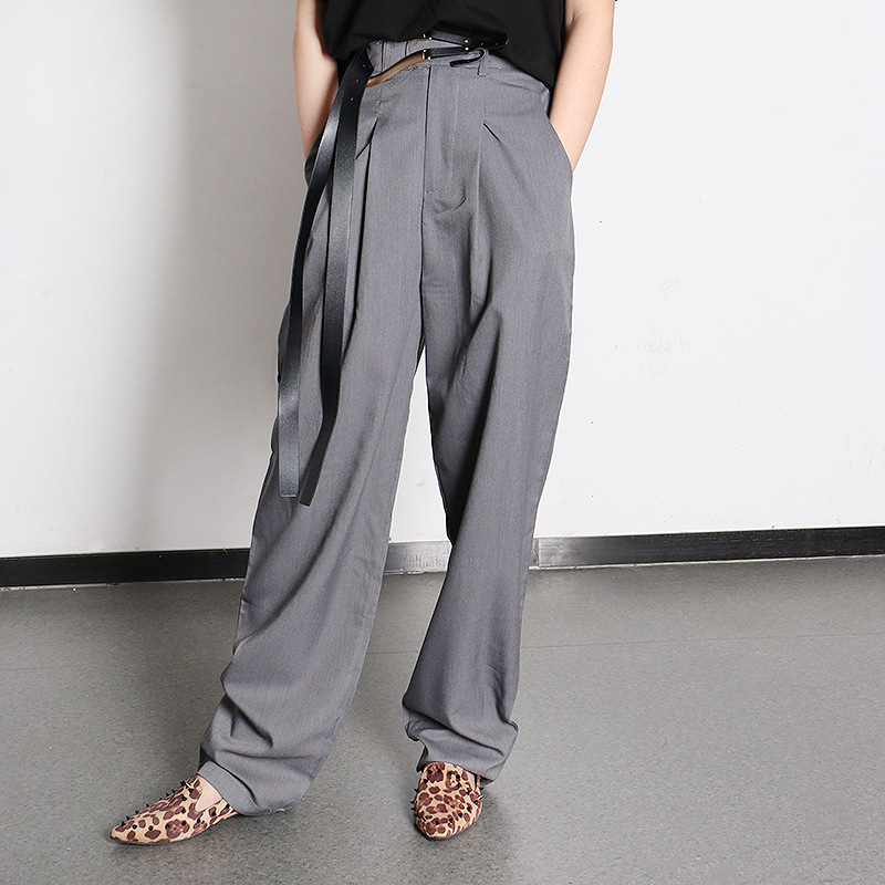 Slim feet business suit mopping fashion pants for women
