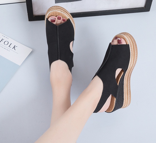Slipsole high-heeled sandals Rome style shoes