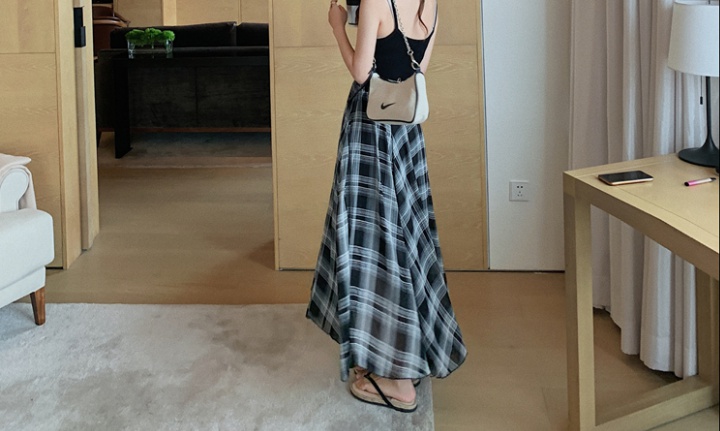 High waist summer large hem skirt for women