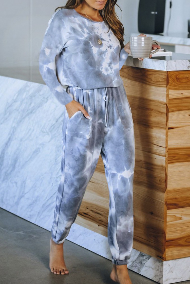 Wears outside pajamas autumn and winter long pants a set for women