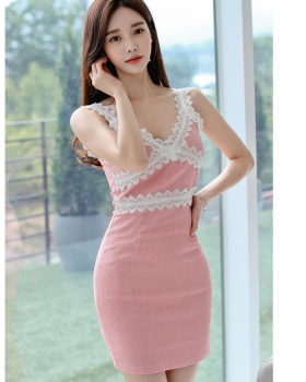 Korean style sleeveless dress