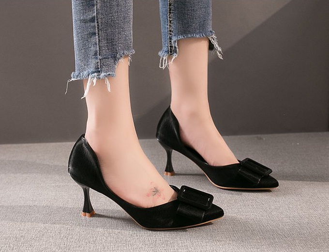 Spring leather shoes fashion low shoes for women