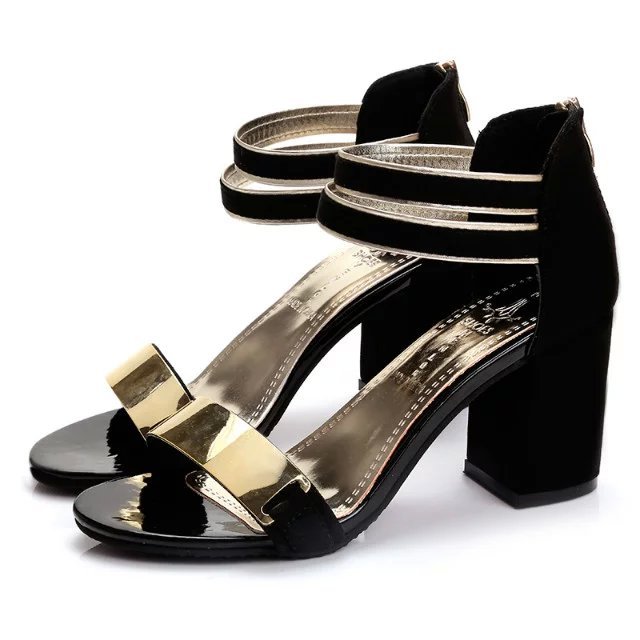 Student summer sandals rome high-heeled shoes