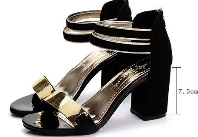 Student summer sandals rome high-heeled shoes