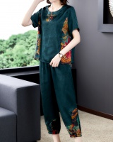 Western style casual pants 2pcs set for women