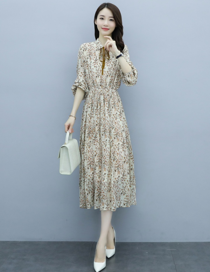 France style long dress chiffon dress for women