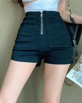 All-match sexy shorts Korean style high waist jeans