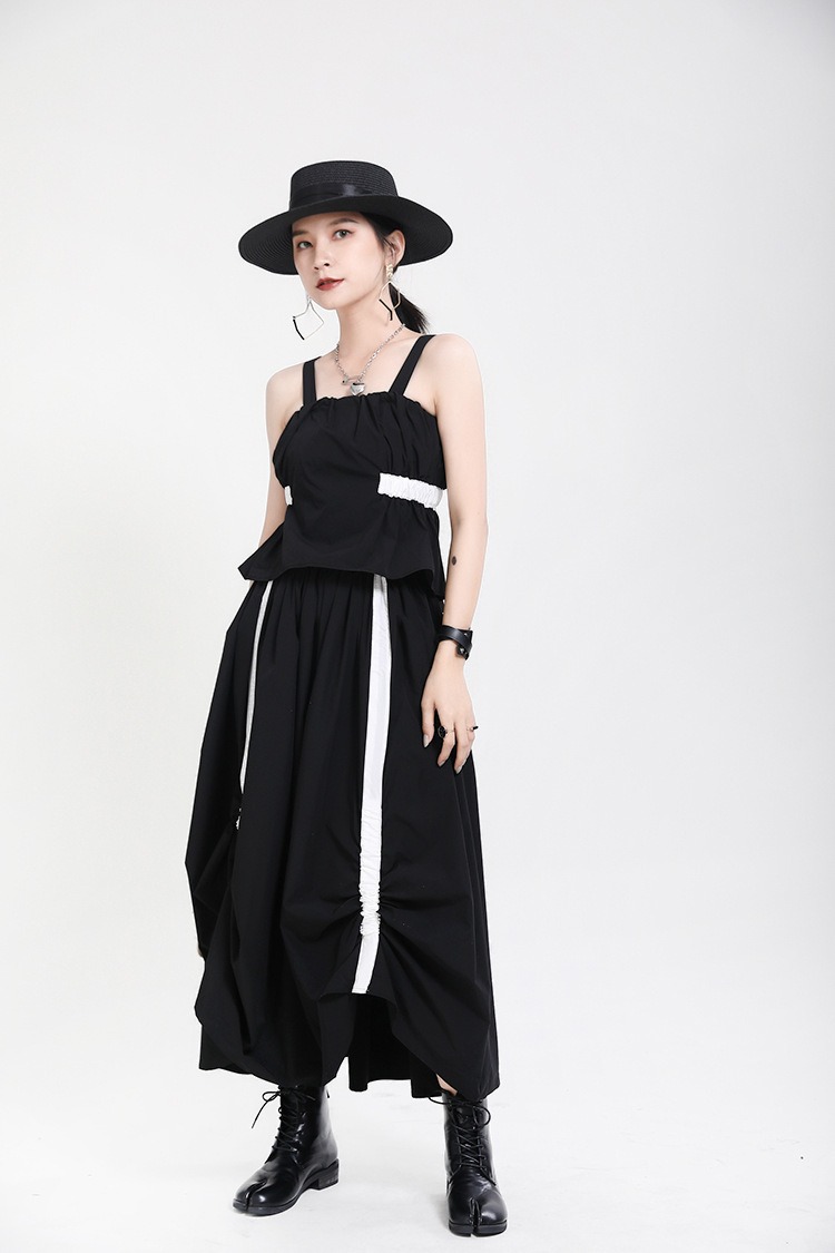 Pinched waist slim France style fashion dress 3pcs set