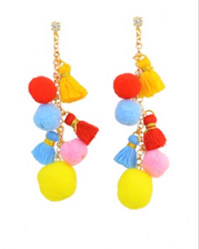 Travel mixed colors stud earrings national style earrings