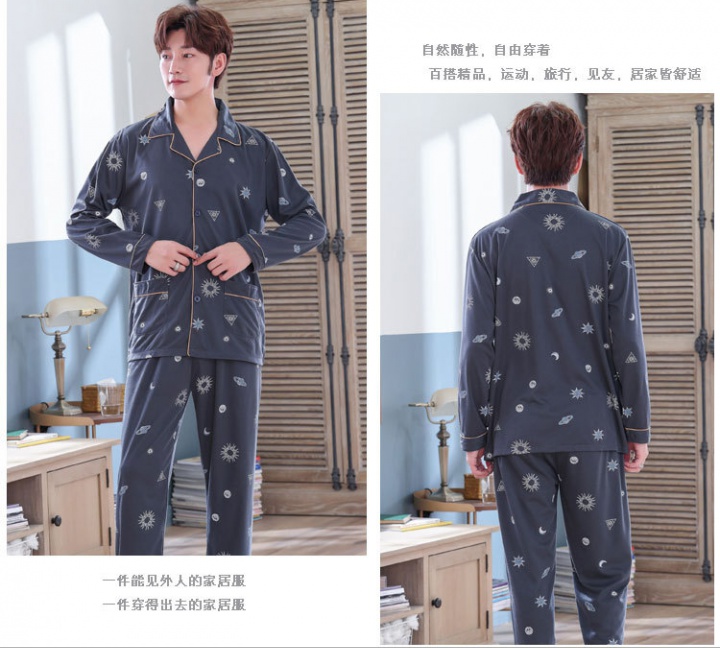 Loose cotton Casual pajamas a set for men