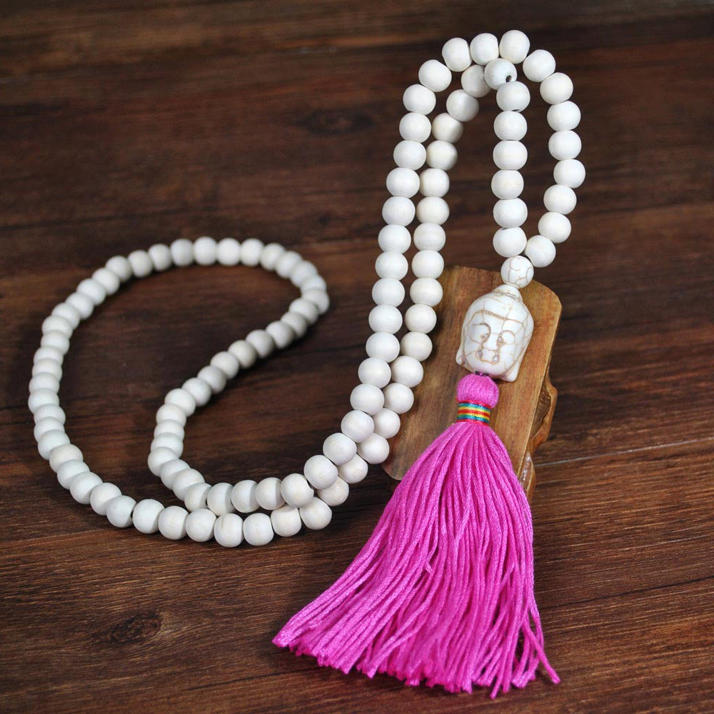 Bohemian style European style tassels colors necklace