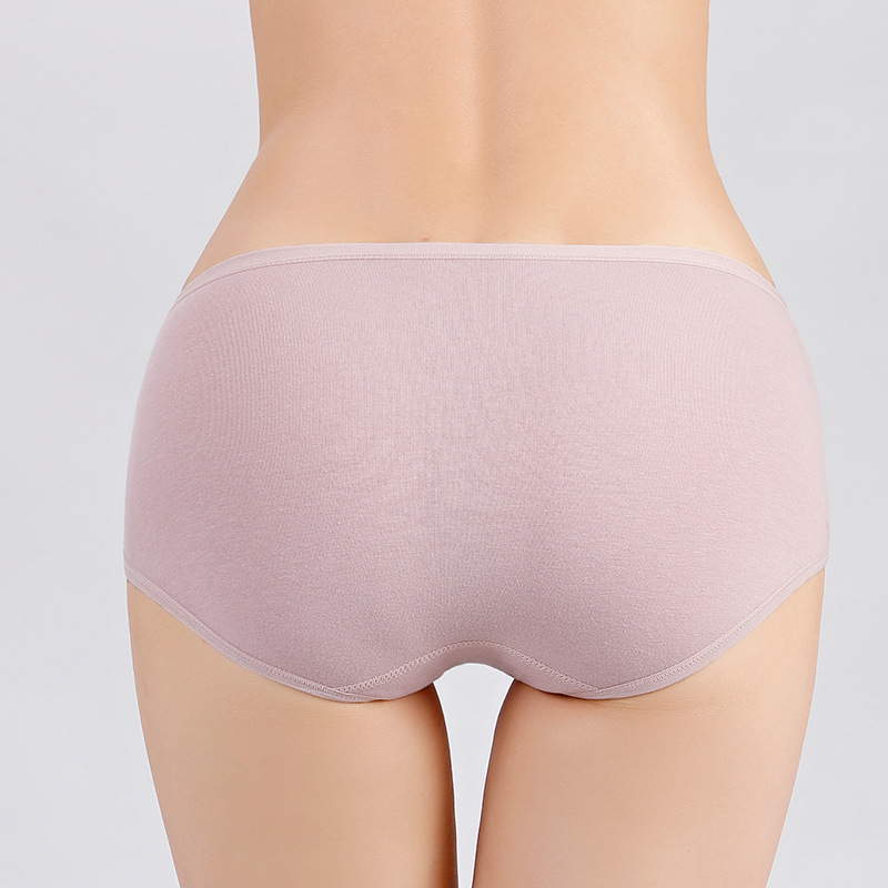 Printing pure cotton antibacterial briefs for women