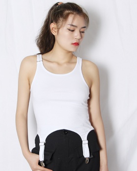 Summer fashion irregular all-match pure sling vest