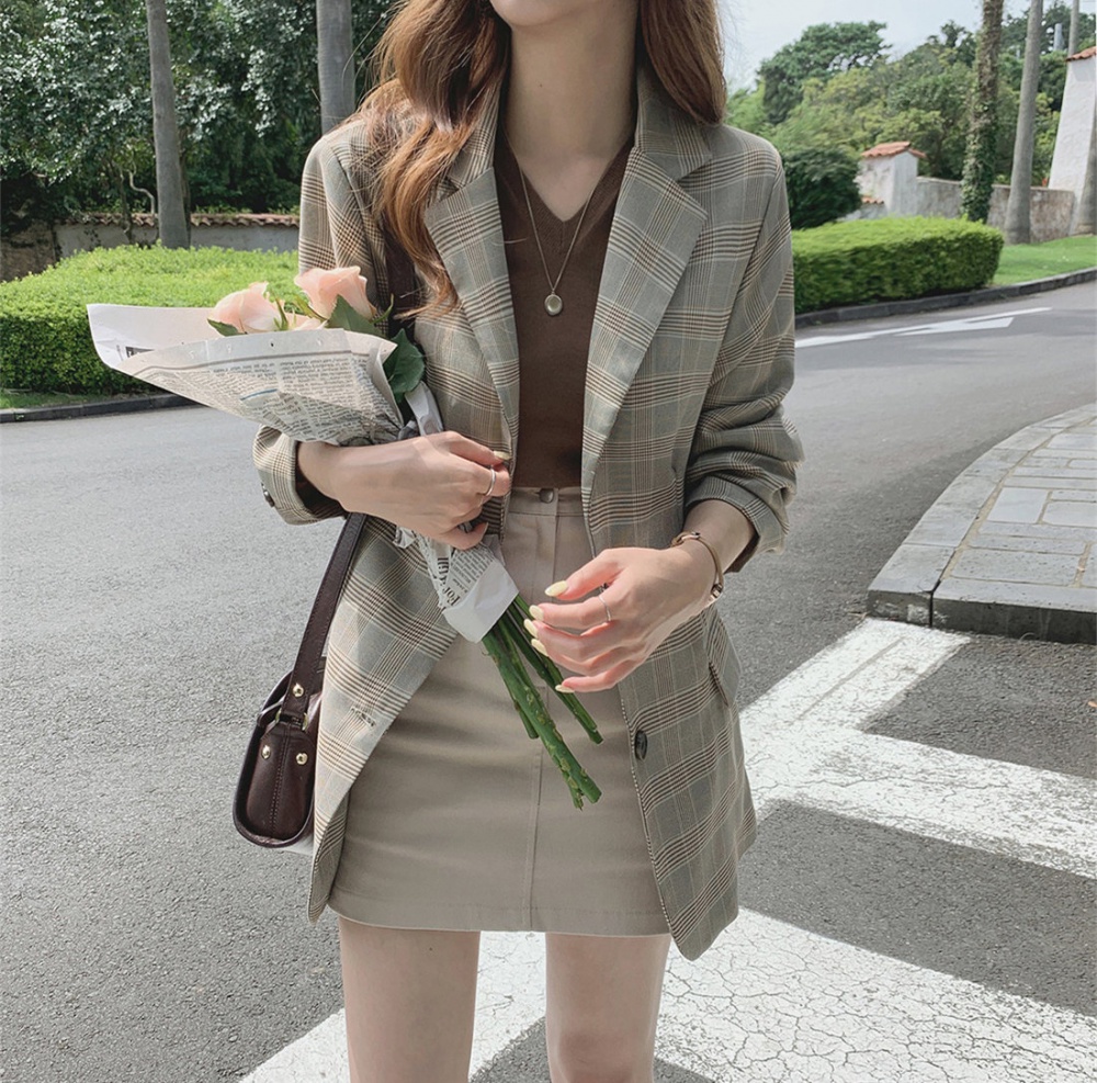 British style Korean style business suit all-match classic coat