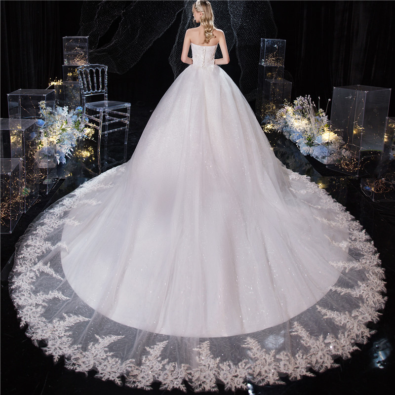 Beautiful wedding dress bride formal dress