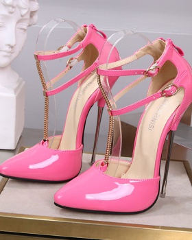 High large yard sandals European style high-heeled shoes