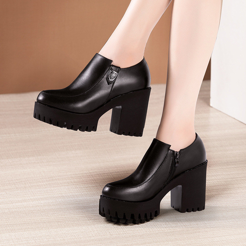 Autumn and winter platform trifle shoes for women