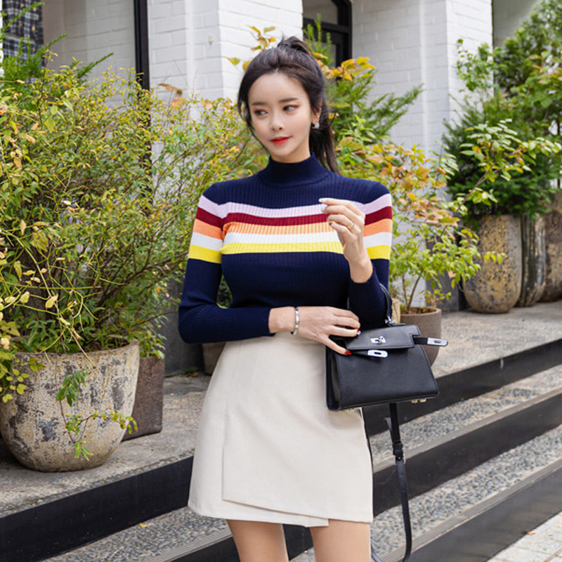 Slim autumn and winter sweater simple Korean style tops