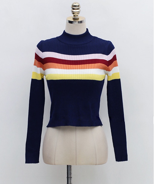 Slim autumn and winter sweater simple Korean style tops