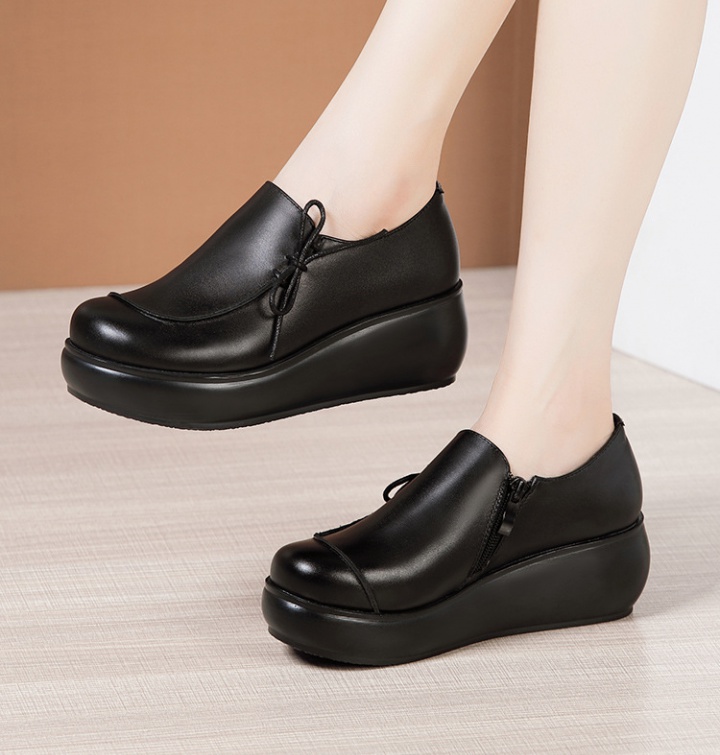 Large yard thick crust shoes autumn and winter platform for women