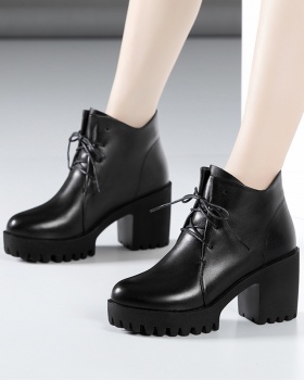 Thick platform autumn and winter martin boots for women