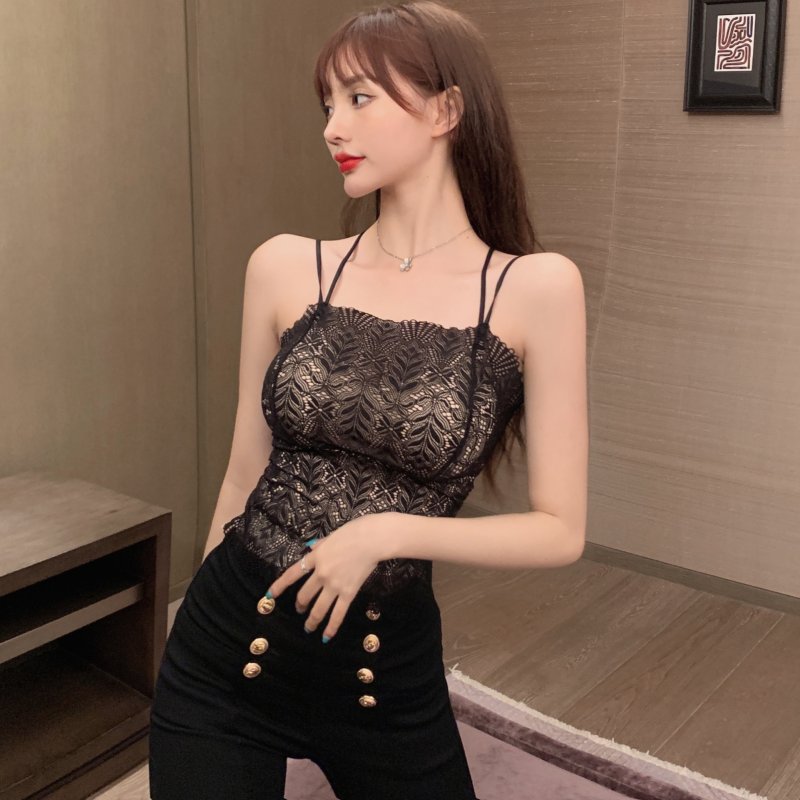 Beauty back sexy bottoming vest sling autumn tops