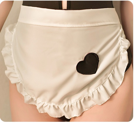 Sexy bound leotard maid open crotch Sexy underwear a set