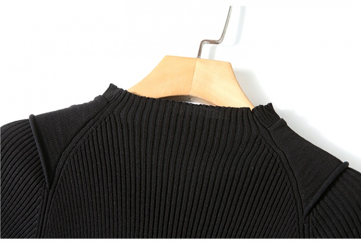 Printing skirt round neck sweater a set