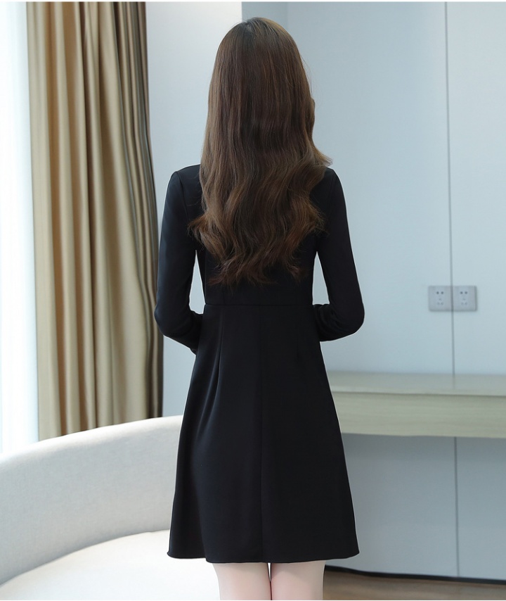 Ladies spring and autumn long sleeve dress for women