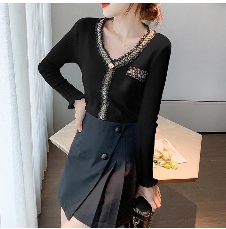 Autumn and winter sweater bottoming shirt for women