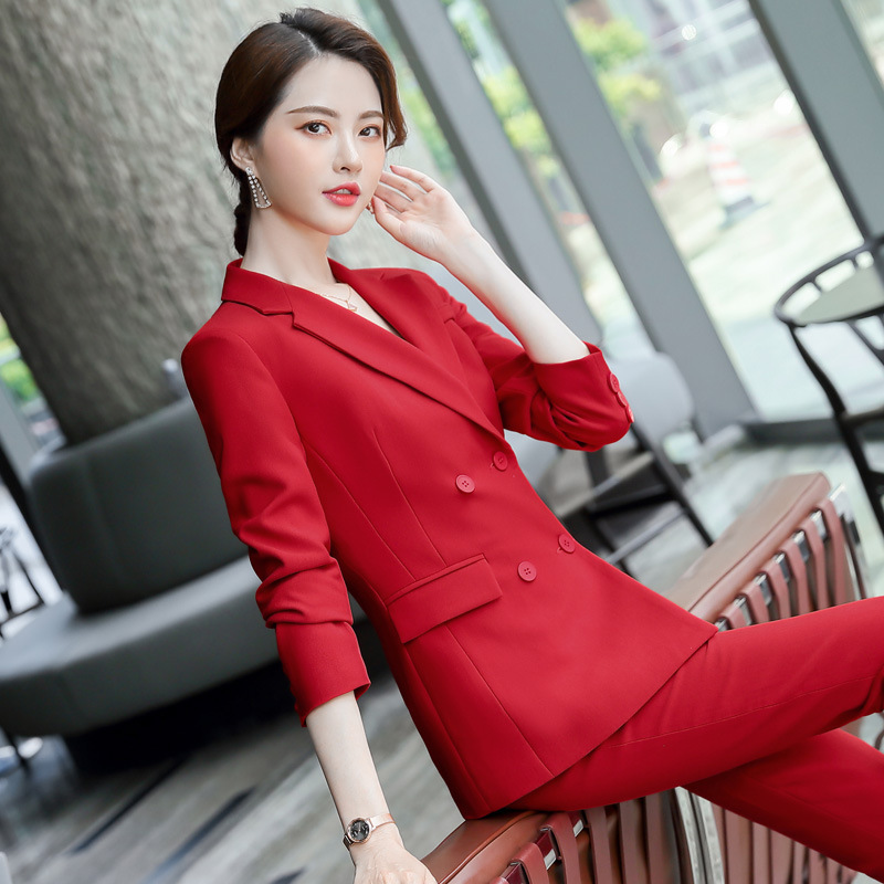 Fashion and elegant coat business suit 2pcs set