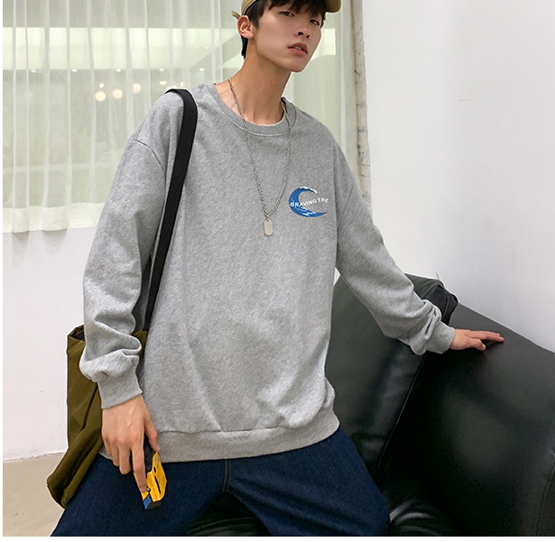 Printing tops spring and autumn hoodie for men