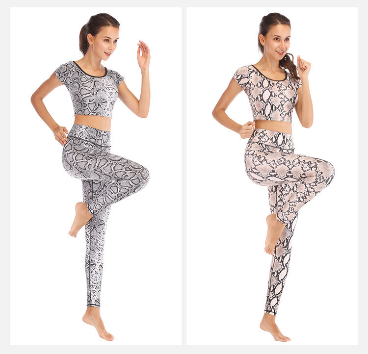 Yoga autumn hip raise wicking long pants 2pcs set for women