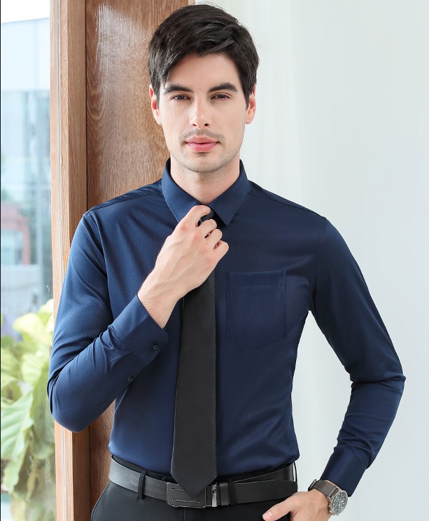 Non-ironing modal shirt profession work clothing for men