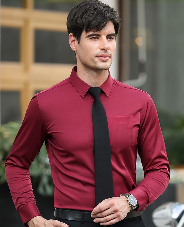 Non-ironing modal shirt profession work clothing for men
