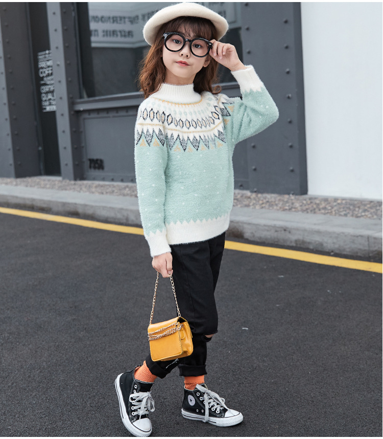 Korean style sweater Western style leggings 2pcs set