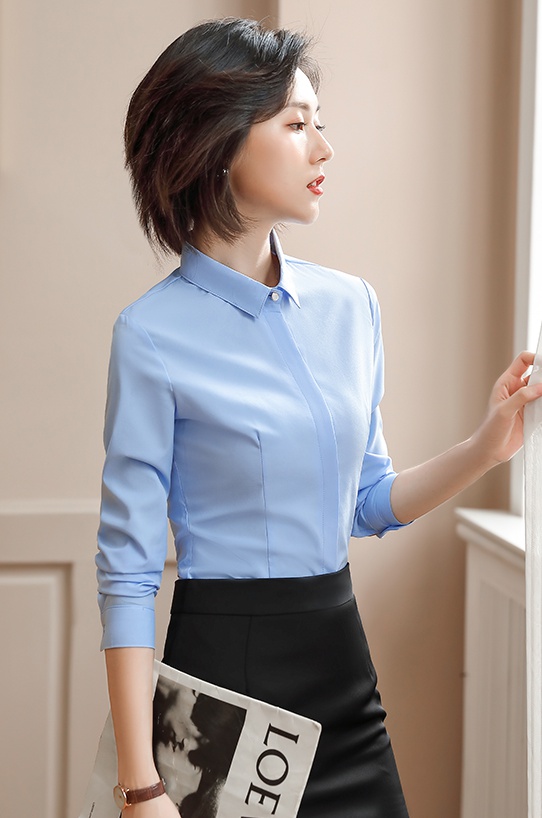 Overalls long sleeve tops slim shirt for women