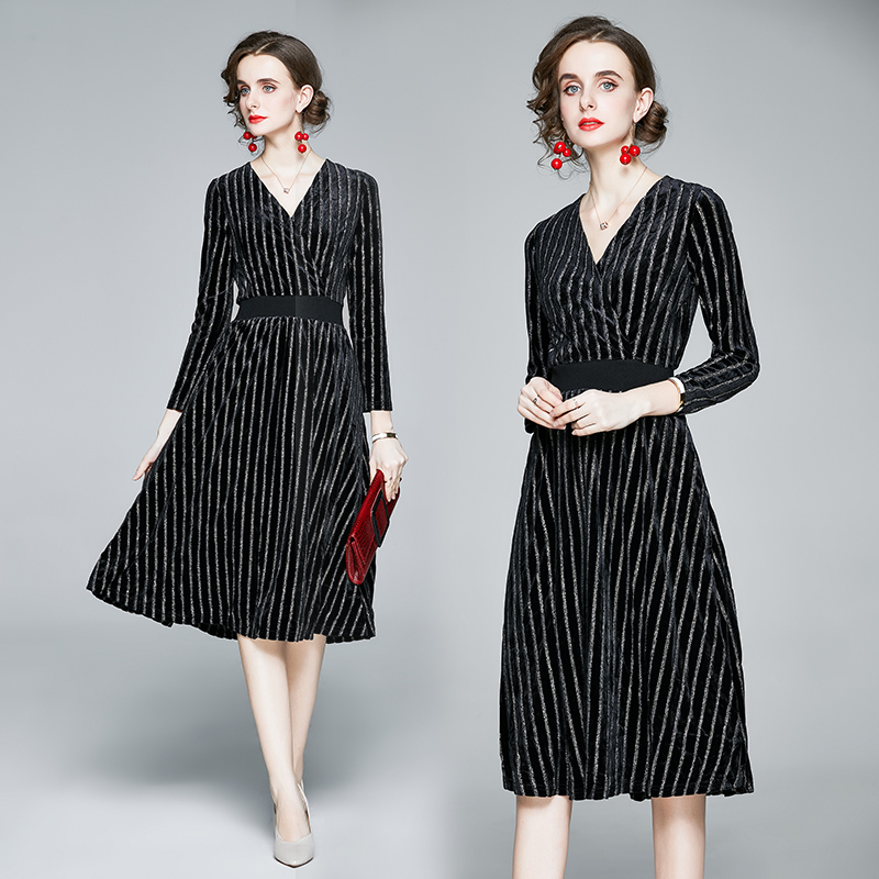 Fashion autumn and winter France style dress for women