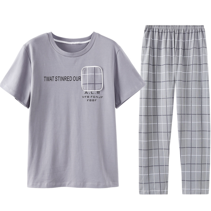 Spring and summer pajamas long pants a set