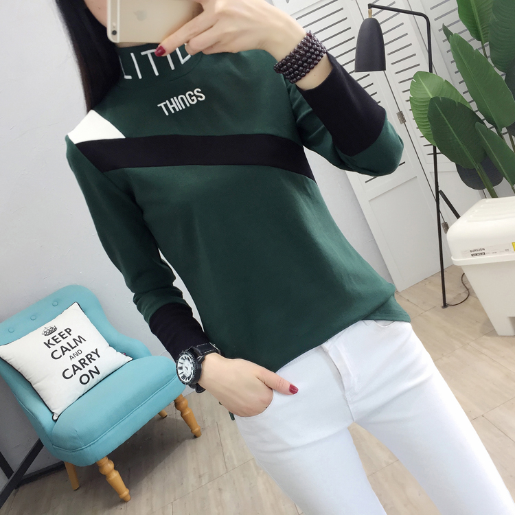 Korean style bottoming shirt thermal tops for women