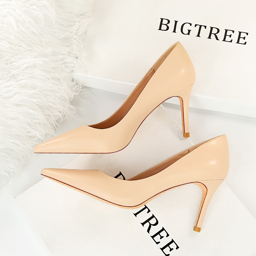 Profession sexy shoes low pointed stilettos for women