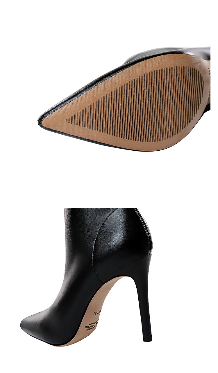 Pointed boots nightclub stilettos for women