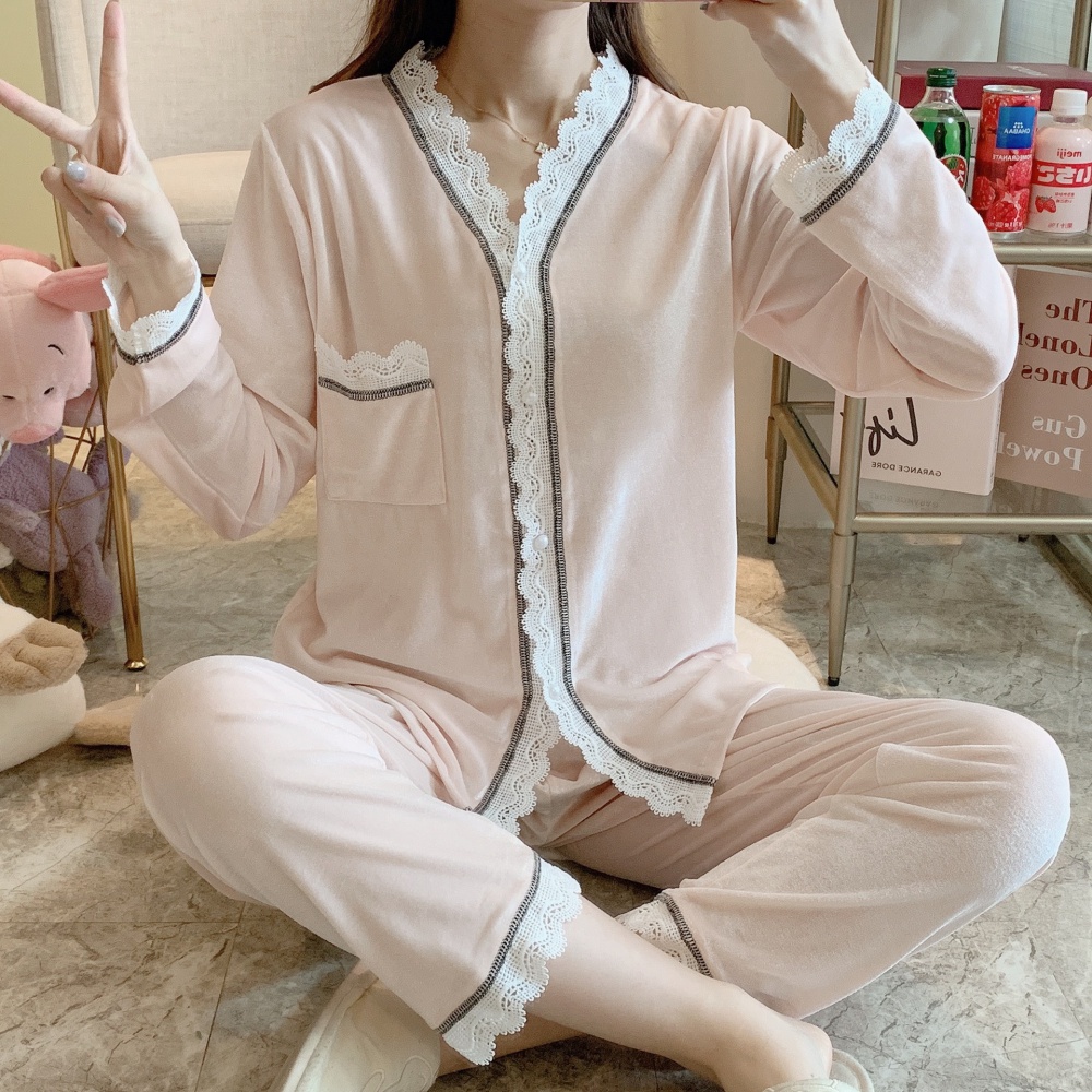 Homewear wears outside watkins pajamas 2pcs set for women