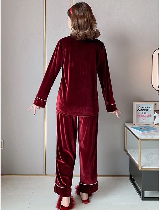 Watkins autumn and winter homewear pajamas 2pcs set